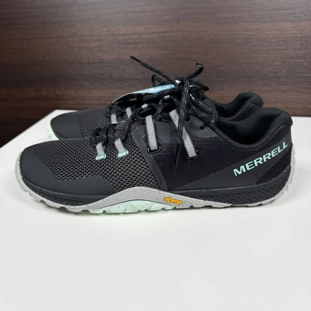 Merrell Women's Trail Glove 6 J135384 Sneakers Black Vibram Size 11 - New
